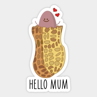 Peanut baby birth (b) Sticker